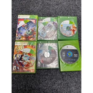 Xbox 360 Game Lot of 6 & Xbox one Bundle Untested